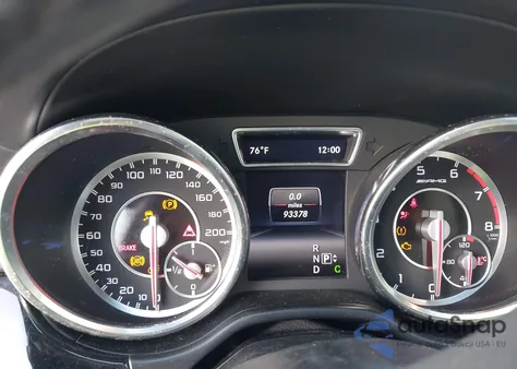 2015 Mercedes-Benz Gl 63 Amg 4Matic из США, поврежденный, VIN 4JGDF7EEXFA603906